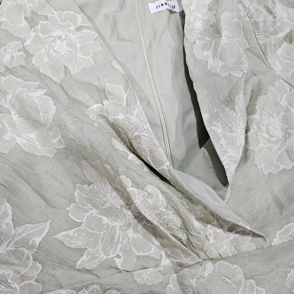 & Other Stories Green Floral Dress - Picture 3 of 5